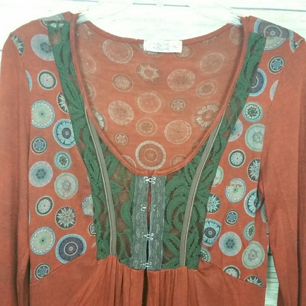 Scrapbook Originals Open Front Tunic Size Small - Picture 2 of 8